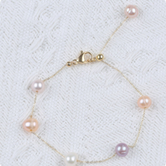 Women's Bracelets Natural Freshwater Pearls Wholesale Jewelry